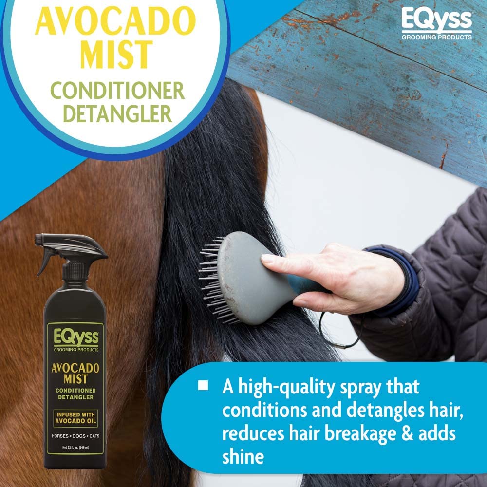 EquiFUSE Xterior Horse Conditioning Spray - 32oz Leave-in Conditioner For Shine
