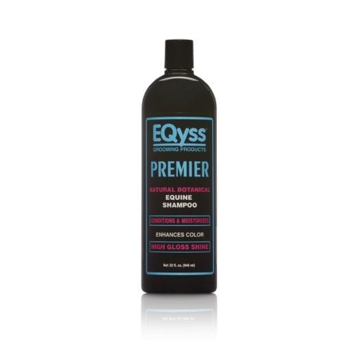 32 oz. bottle of EQyss Premier natural botanical equine shampoo