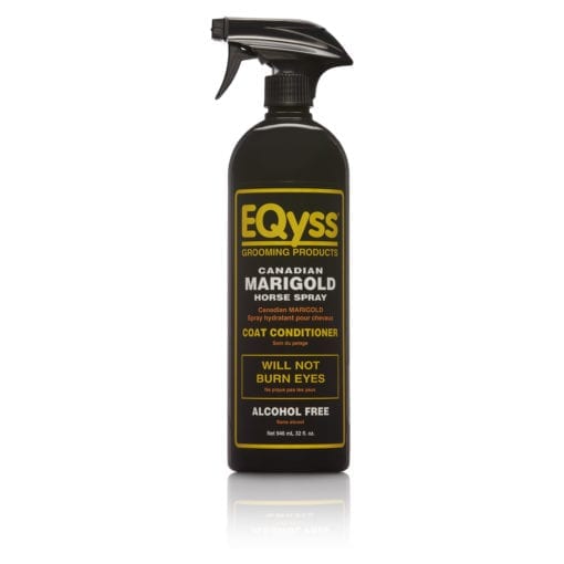 32 oz spray bottle of EQyss Canadian Marigold horse Spray