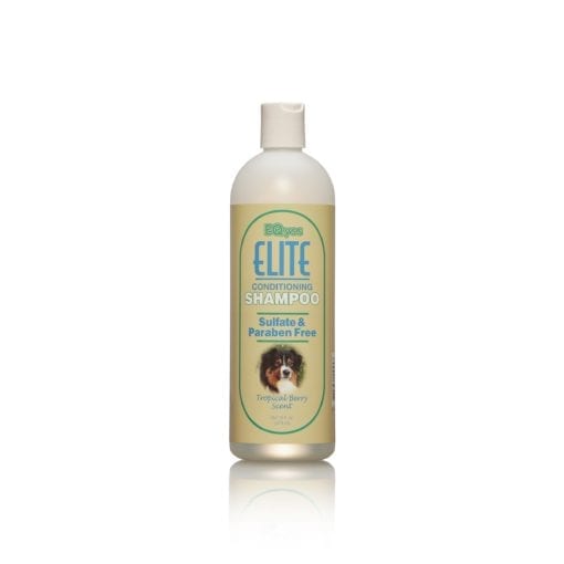 16 oz. bottle of EQyss Elite conditioning shampoo for pets